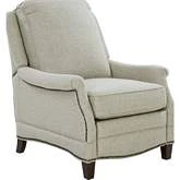 Ashebrooke Manual Recliner in Linen Gray Fabric